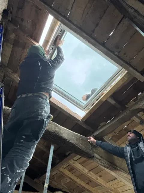 Pose d'un Vélux